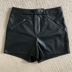 Guess faux leather shorts